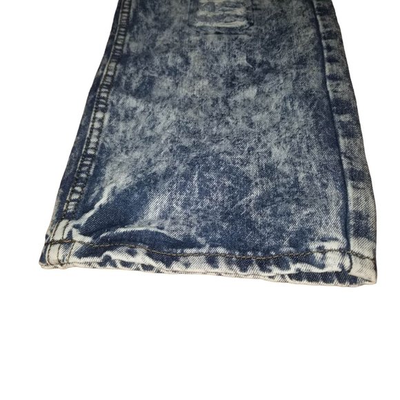 NWT Mens Blue Denim Ripped Distressed Medium Wash Straight Jeans Size 38x31 - Picture 3 of 7